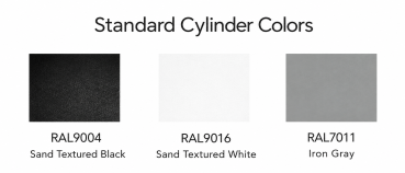 Standard Cylinder Colors MCL6-LCT